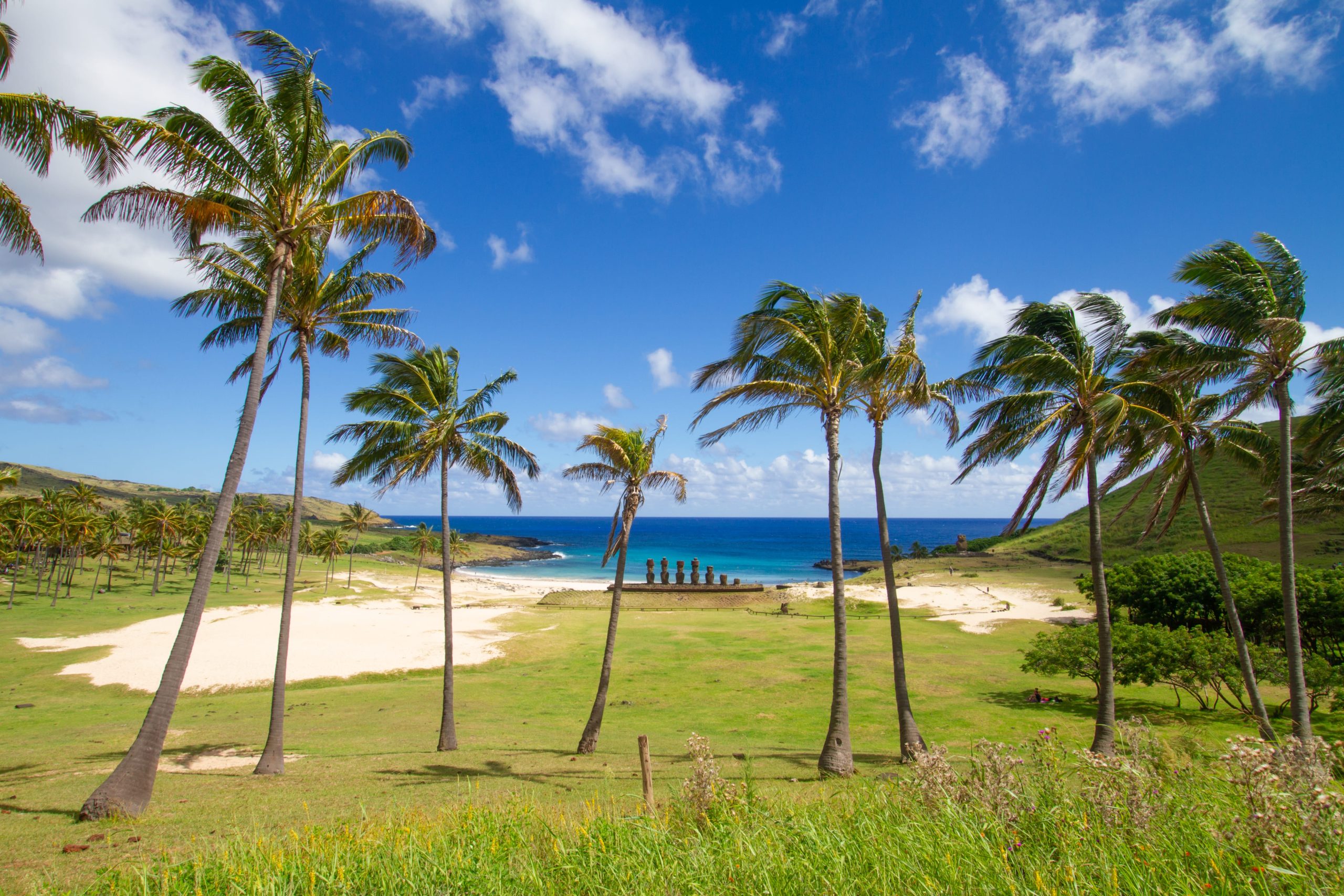 Akahanga, Rano Raraku, Ahu Tongariki, Te Pito Kura e Anakena